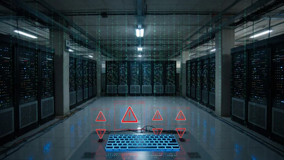 Illustratie van servers die via een ernstig lek in Microsoft Exchange Server kunnen worden aangevallen