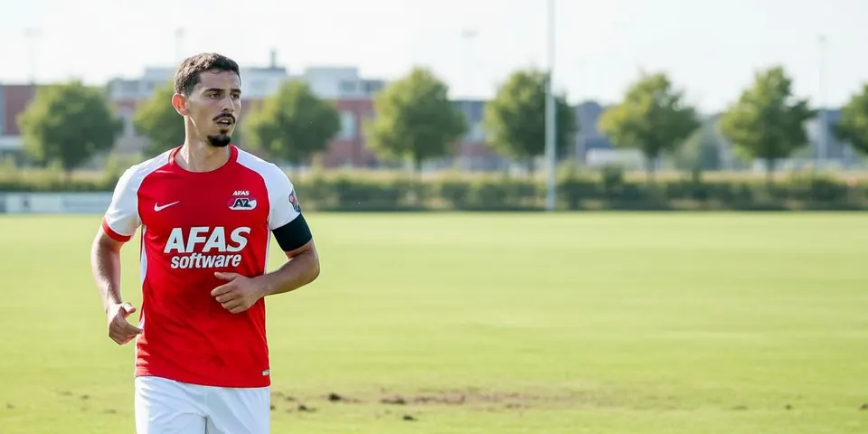 Alexandre Penetra tijdens een training van AZ