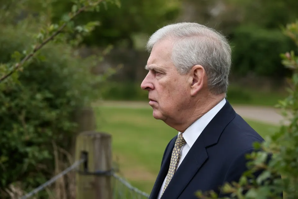 Andrew Mountbatten-Windsor op landgoed Sandringham