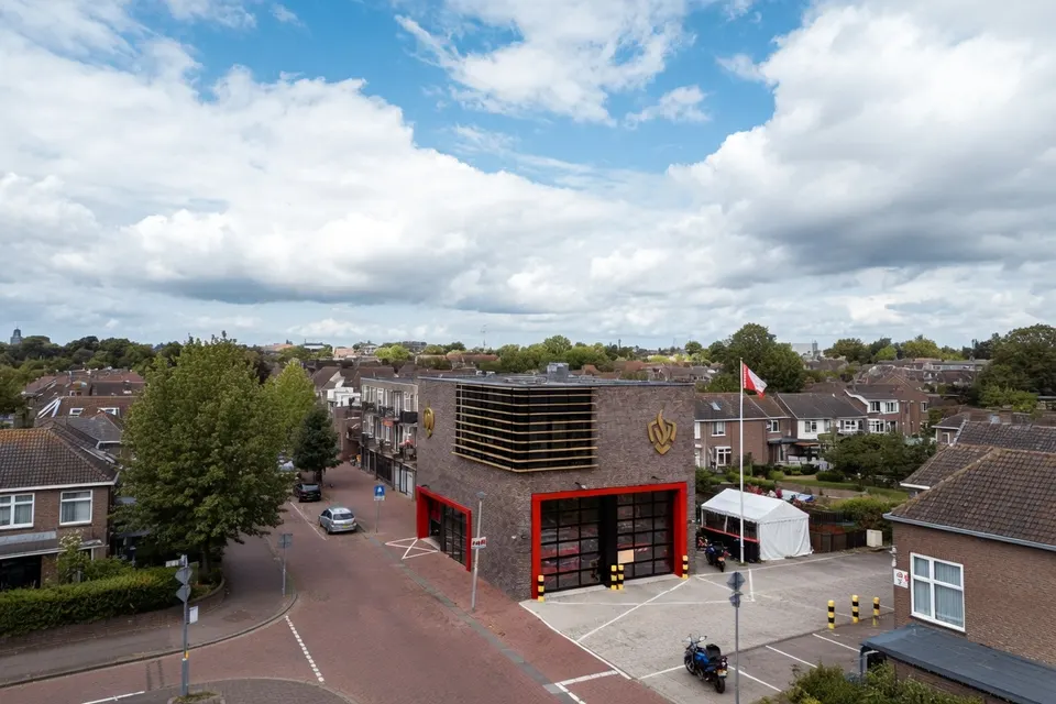 Brandweerkazerne in Nederland, waar dit jaar 47 inbraken en inbraakpogingen zijn geregistreerd