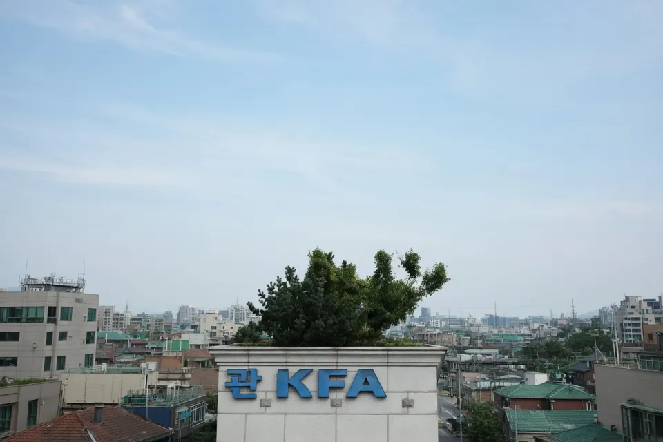 Het hoofdkantoor van de Zuid-Koreaanse voetbalbond KFA in Seoul