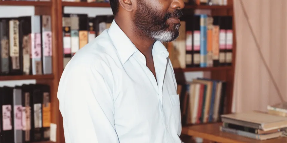 Archiefbeeld van de Surinaamse acteur en televisiemaker Borger Breeveld