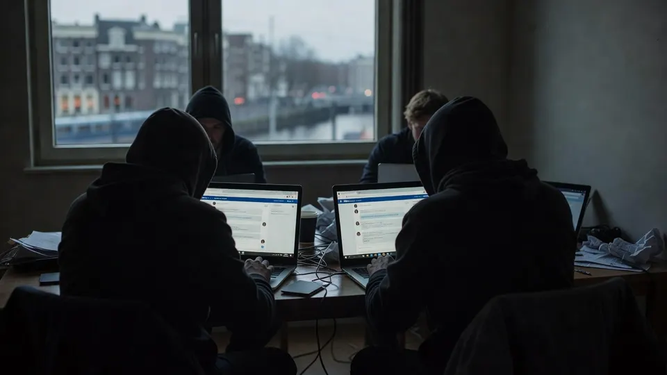 Cybercriminelen gebruiken laptops om reizigers via de Booking-chat met valse berichten te misleiden