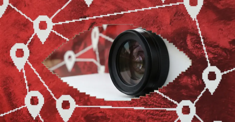 Illustratie van Flocks camerasysteem en trackinggegevens voor politiediensten