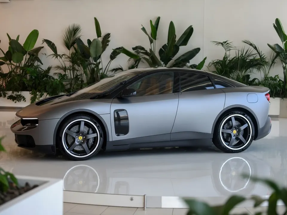 De volledig elektrische Ferrari Luce werd voor 40 miljoen dollar geveild
