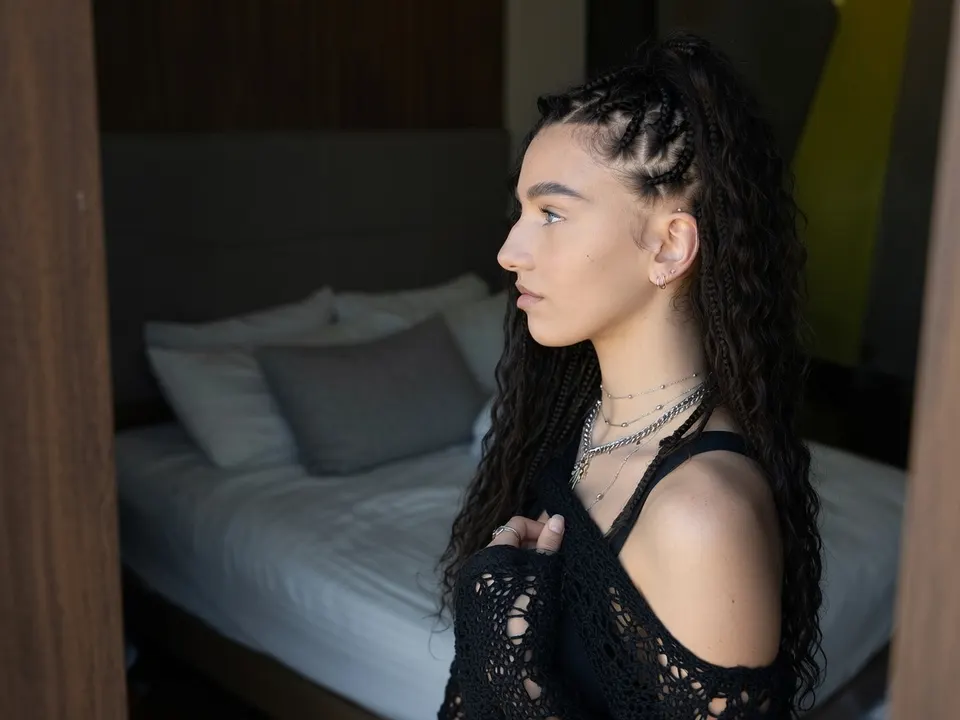 De Nederlandse zangeres Brook Lynn, die de liveshows van America's Got Talent heeft bereikt