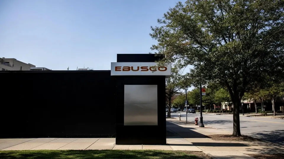 Het hoofdkantoor van elektrischebussenbouwer Ebusco in Deurne