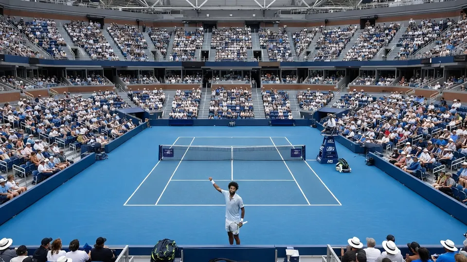 Arthur Fils viert zijn overwinning in de halve finale van het masterstoernooi in Cincinnati