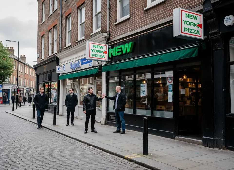 New York Pizza-vestiging in Rotterdam, een van de drie zaken van de failliete eigenaar
