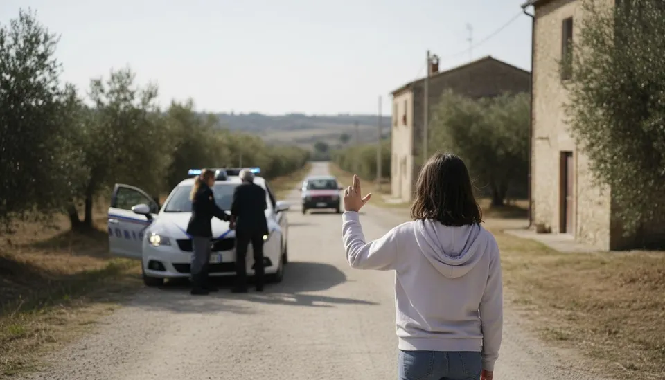 14-jarig meisje maakt SOS-gebaar naar agenten tijdens rit in Italië