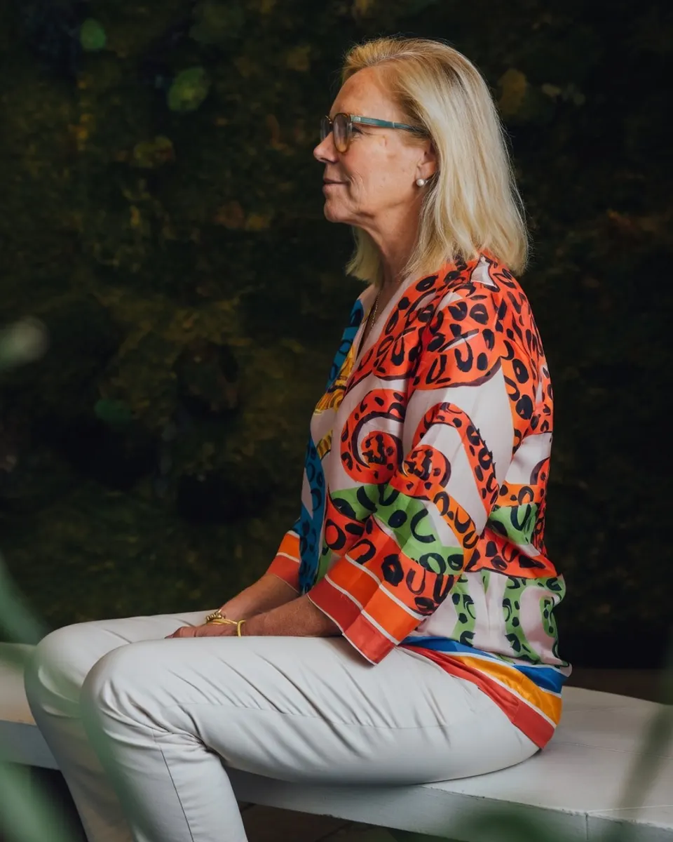 Sigrid Kaag tijdens haar optreden in het televisieprogramma Zomergasten