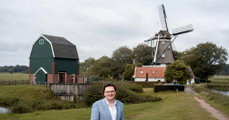Wethouder Jonathan Koelewijn van Bunschoten
