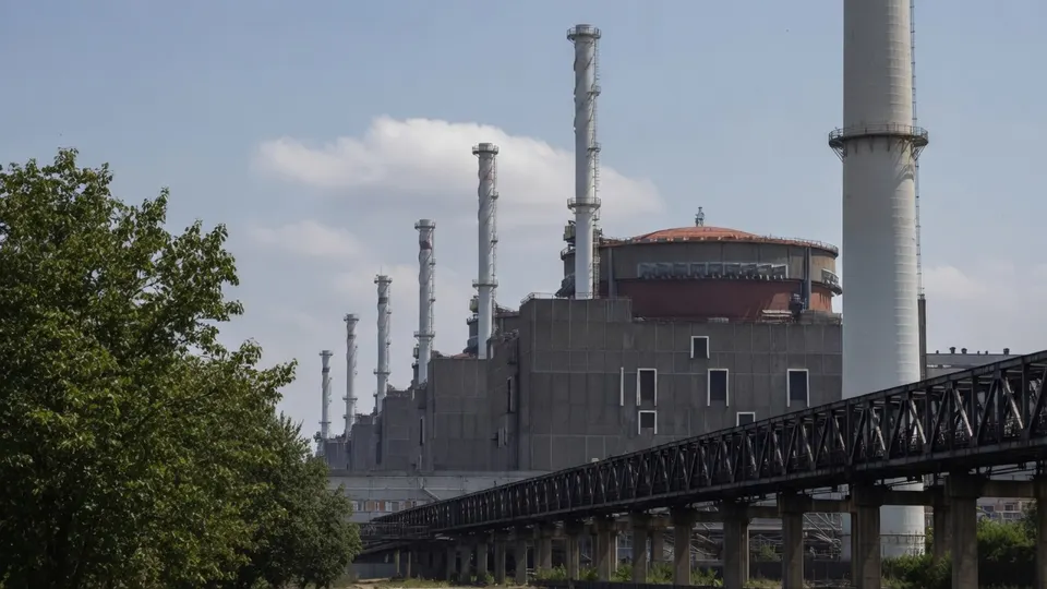 De kerncentrale van Zaporizja in Oekraïne