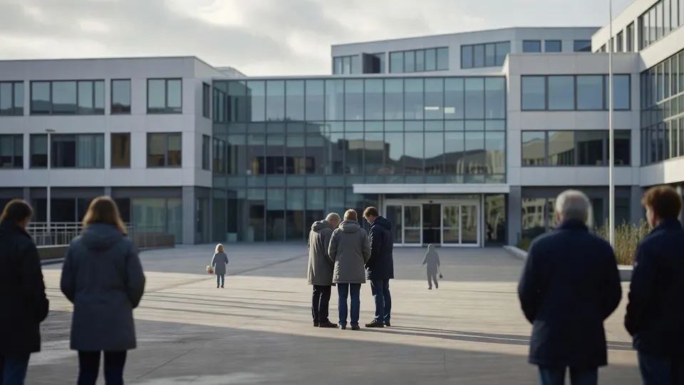 Kinderen en volwassenen lopen voor het Prinses Máxima Centrum voor kinderoncologie in Utrecht