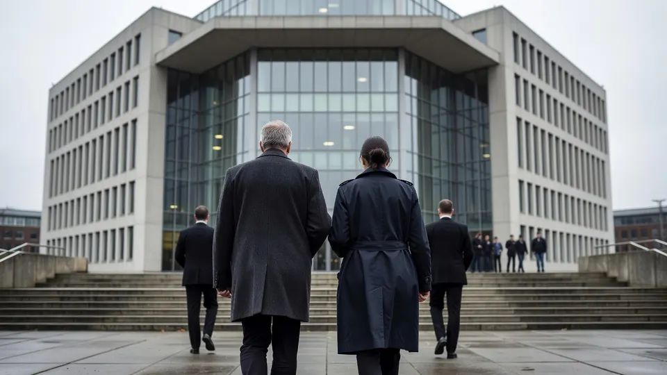 Rechtbank waar het proces tegen het oppasstel uit Woudenberg plaatsvindt