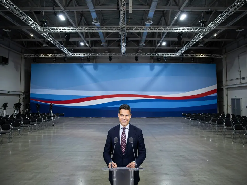 Premier Rob Jetten spreekt tijdens een bijeenkomst