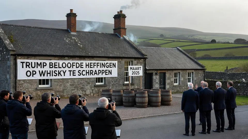 Bijeenkomst tijdens Trumps bezoek aan Ierland in maart 2025