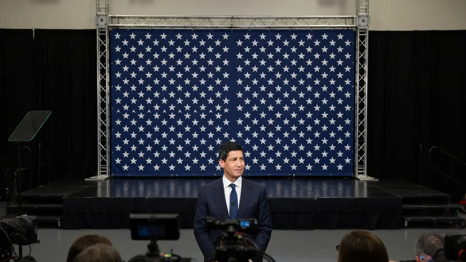 Fed-voorzitter Kevin Warsh tijdens een bijeenkomst