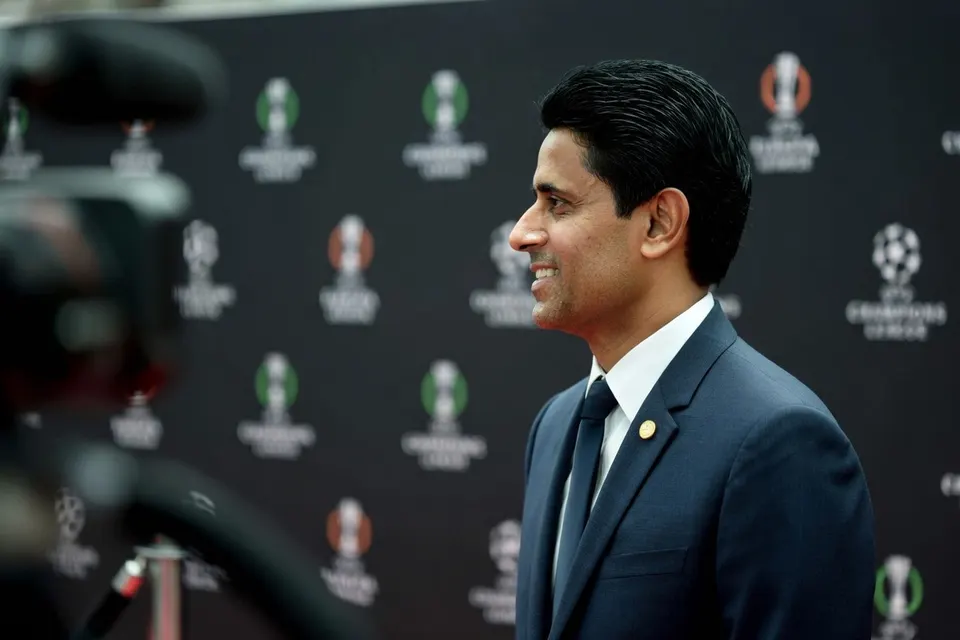 Nasser Al-Khelaïfi, voorzitter van Paris Saint-Germain