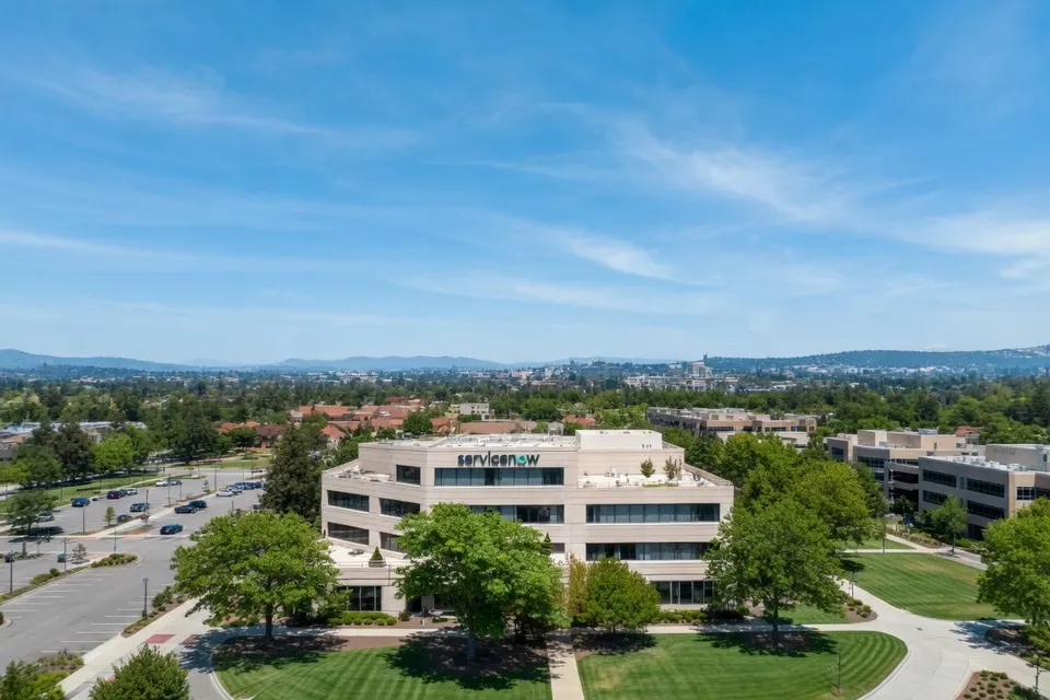 Het hoofdkantoor van ServiceNow in Santa Clara, Californië