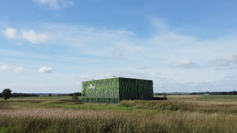 Locatie op de campus van de Rijksuniversiteit Groningen waar een AI-supercomputer wordt gebouwd
