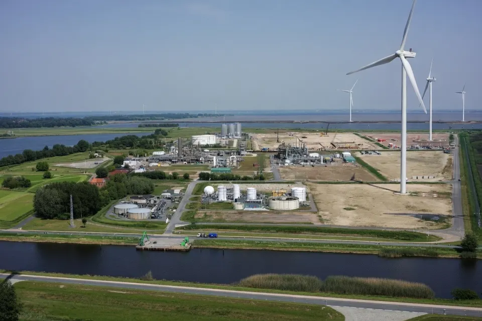 Het Chemie Park Delfzijl, waar BioBTX een fabriek voor hernieuwbare aromaten bouwt