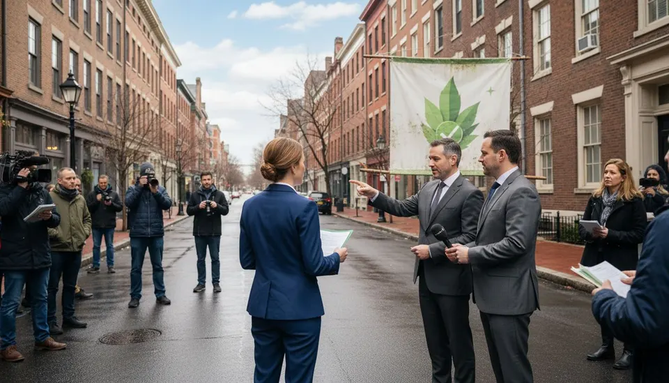 Voorlichting over strengere regels voor duurzaamheidsclaims tijdens een bijeenkomst in de stad