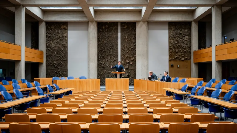 De Tweede Kamer tijdens de Algemene Financiële Beschouwingen