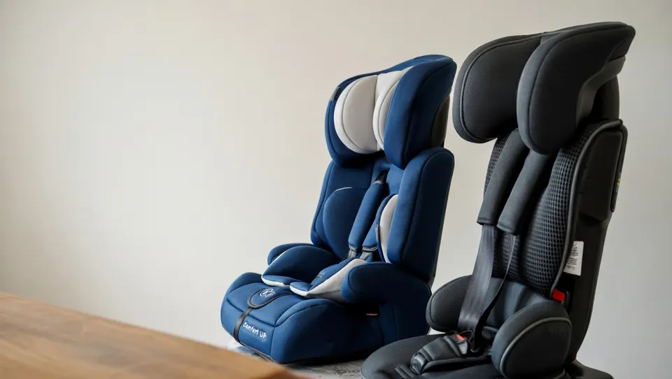 De geteste autostoeltjes Britax Römer Baby-Safe Pro en Axkid Minikid Core