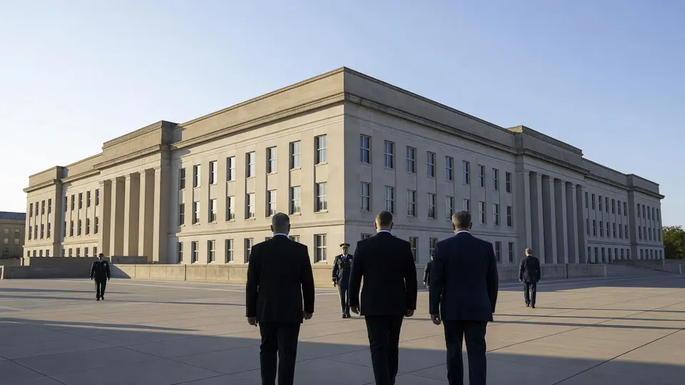 Het Amerikaanse ministerie van Defensie in Washington