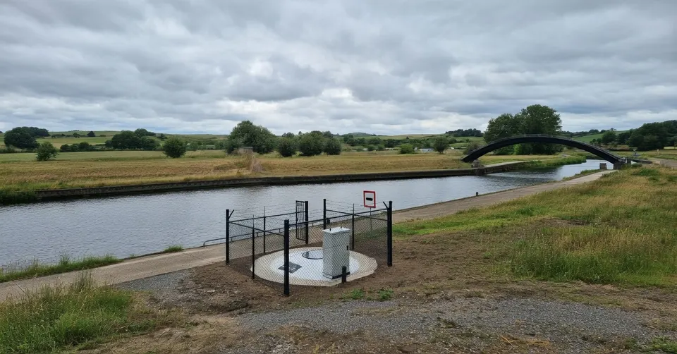 De vislift bij de Zuidersluis verbindt het Merwedekanaal met het Amsterdam-Rijnkanaal