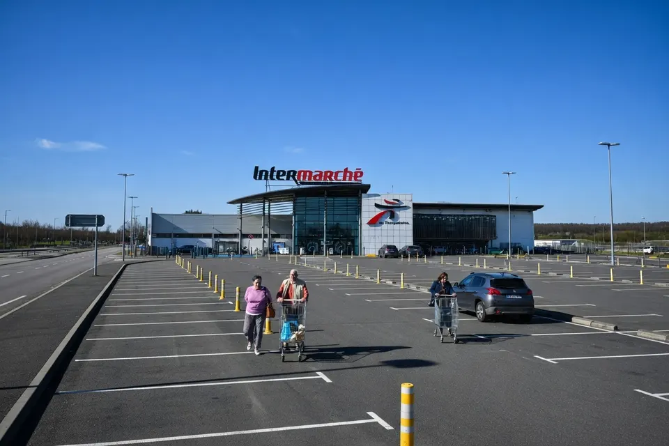 Een Intermarché-supermarkt in Frankrijk
