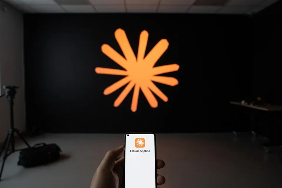 Een smartphone toont het Claude-model van Anthropic voor het logo van het AI-bedrijf