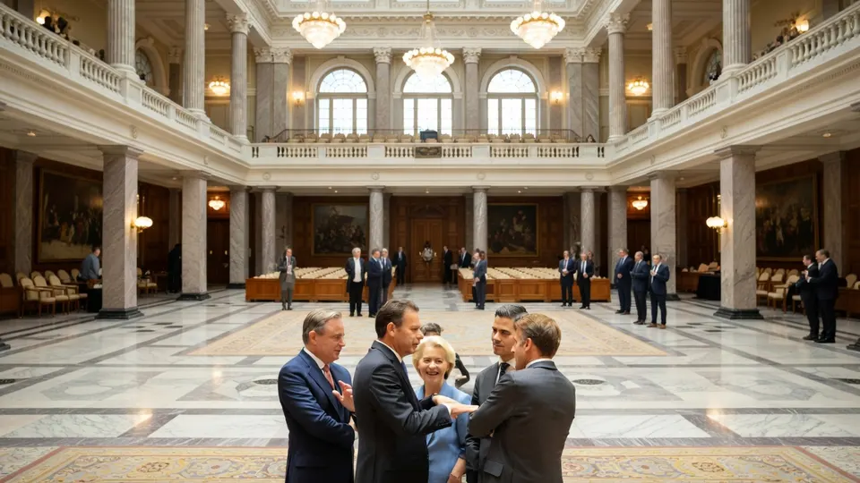 EU-leiders overleggen tijdens de top in Brussel over de nieuwe meerjarenbegroting