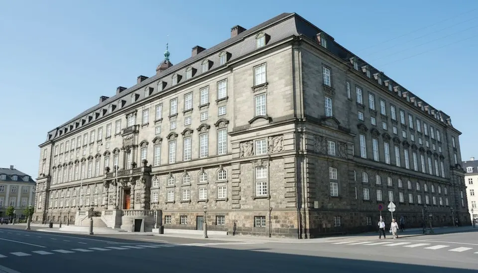Het voormalige gerechtsgebouw aan de Bredgade in Kopenhagen