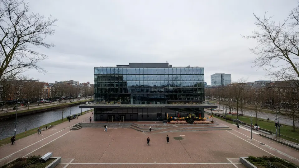 Het hoofdkantoor van Booking.com in Amsterdam