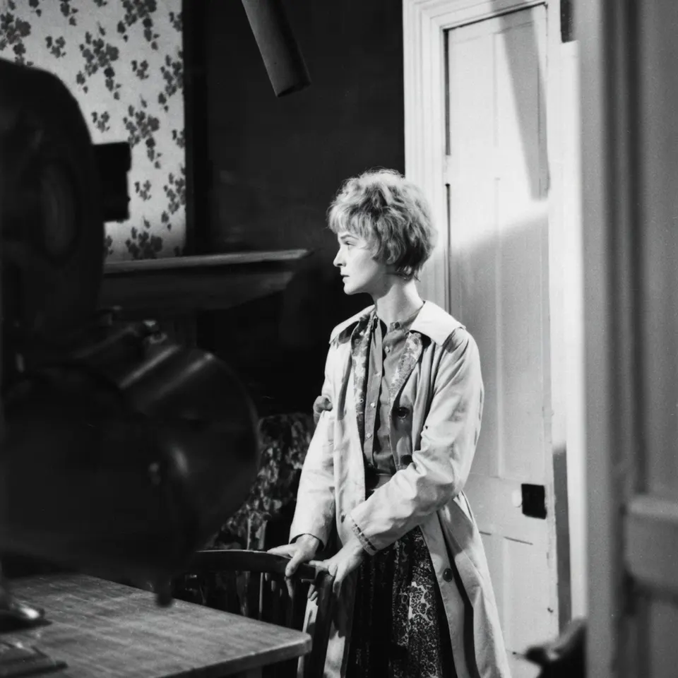 Barbara Barrie in een scène uit haar carrière als actrice