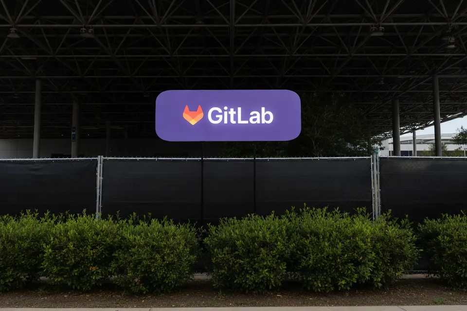 GitLab-logo bij de getroffen omgeving van Alpine Linux