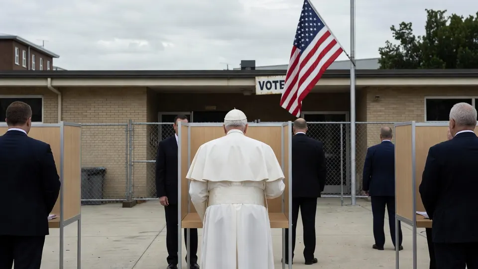 Paus Leo brengt zijn stem uit bij de Amerikaanse verkiezingen