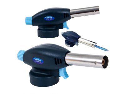 PALNIK GAZOWY LUTLAMPA NIEBIESKA + 4x KARTUSZ 400ml