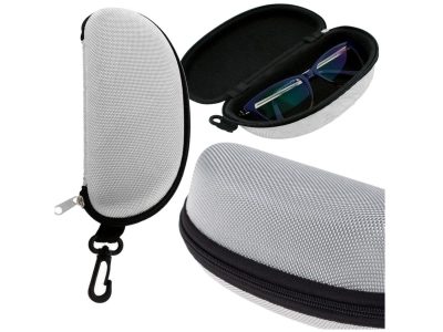 ETUI NA OKULARY TWARDE 17x8,5cm - szare