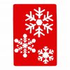 SZABLONY DO SZTUCZNEGO ŚNIEGU 2SZT 54x38cm - śnieżynki/anioł, księżyc