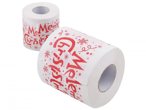 ZESTAW ŚWIĄTECZNY DO ŁAZIENKI WC POKROWIEC NA DESKĘ DYWANIK MIKOŁAJ + PAPIER TOALETOWY ROLKA ŚWIĄTECZNY