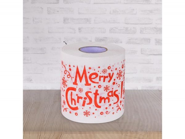 ZESTAW ŚWIĄTECZNY DO ŁAZIENKI WC POKROWIEC NA DESKĘ DYWANIK MIKOŁAJ + PAPIER TOALETOWY ROLKA ŚWIĄTECZNY