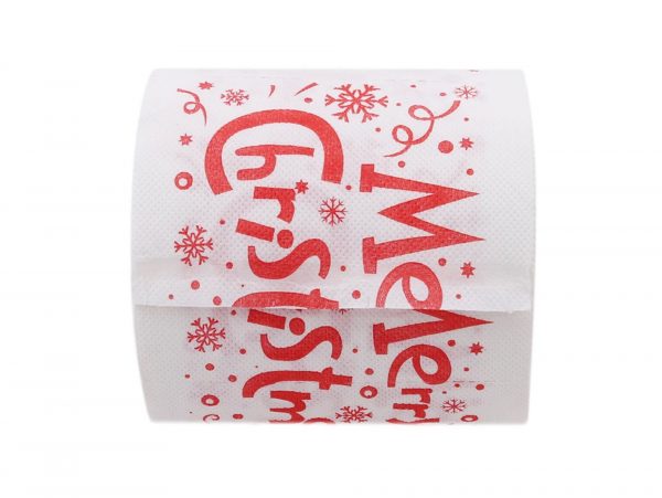 ZESTAW ŚWIĄTECZNY DO ŁAZIENKI WC POKROWIEC NA DESKĘ DYWANIK MIKOŁAJ + PAPIER TOALETOWY ROLKA ŚWIĄTECZNY