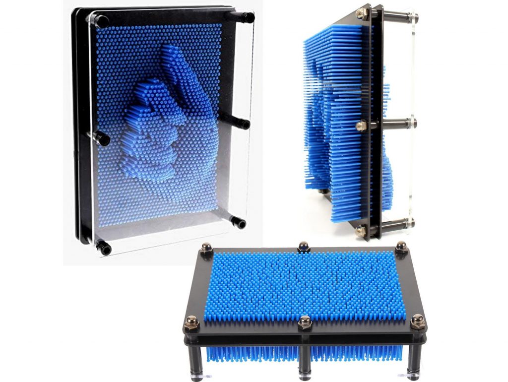 TABLICA SZPILKOWA PLASTIKOWA 15x20cm - niebieski