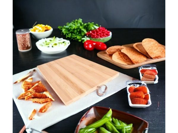 DESKA DO KROJENIA BAMBUSOWA KUCHENNA 30x20 DUŻA