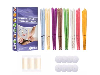 ŚWIECE DO USZU 16SZT 22cm - kolorowe