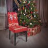 POKROWIEC NA KRZESŁO ELASTYCZNY ŚWIĄTECZNY