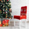 POKROWIEC NA KRZESŁO ELASTYCZNY ŚWIĄTECZNY